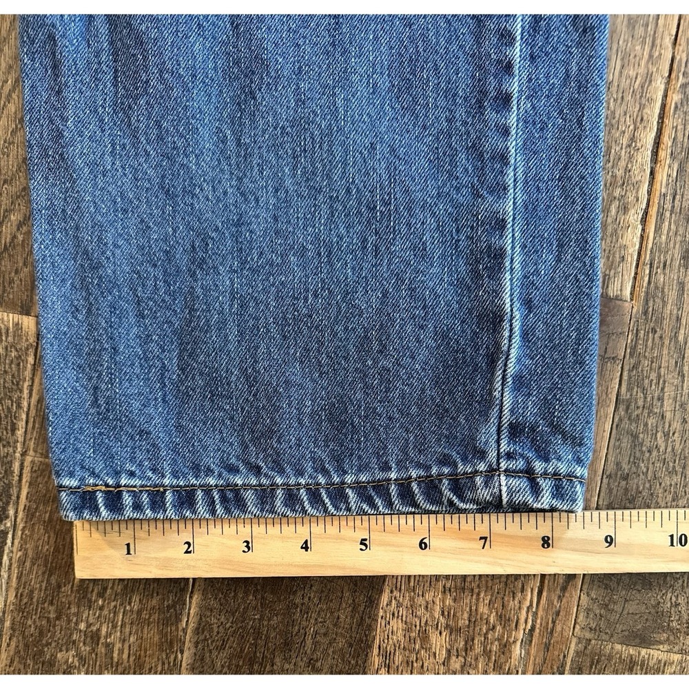 Levis Jeans 550 Relaxed Fit Blue Medium Wash Mens Size 38x32 High Rise - Picture 3 of 10